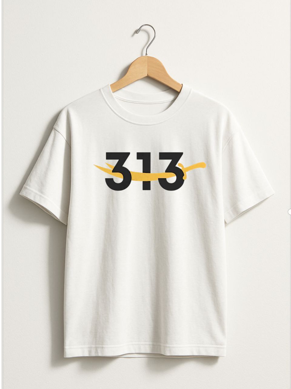 Islamic Calligraphy T-Shirt for Men white