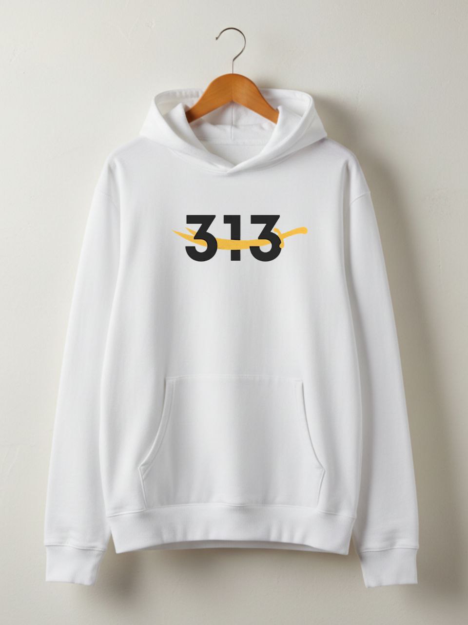 Premium hoodie 313 White
