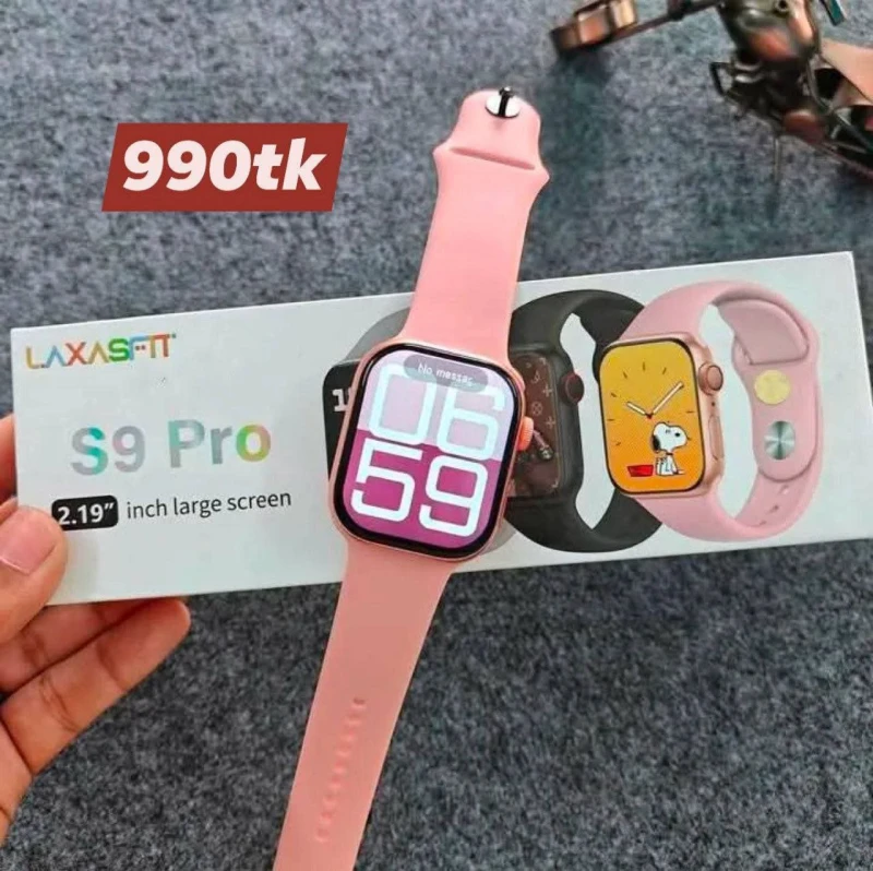 S9 Pro Smartwatch 2.01 Full Touch Full Screen Bluetooth Calling Smart Watch Sleep Monitoring Multiple Sport Modes