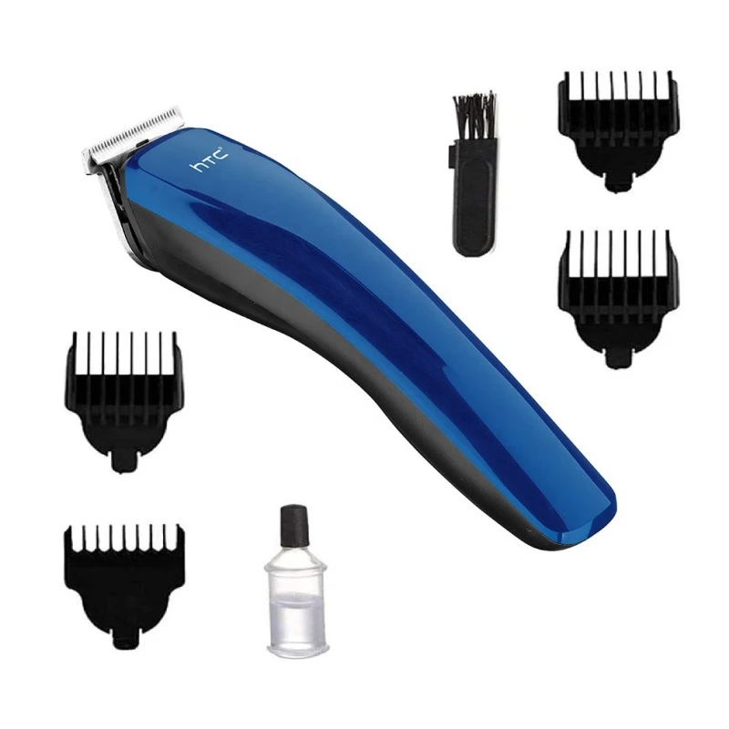 HTC AT-528 Rechargeable Professional Hair Clipper and Beard Trimmer - Blue