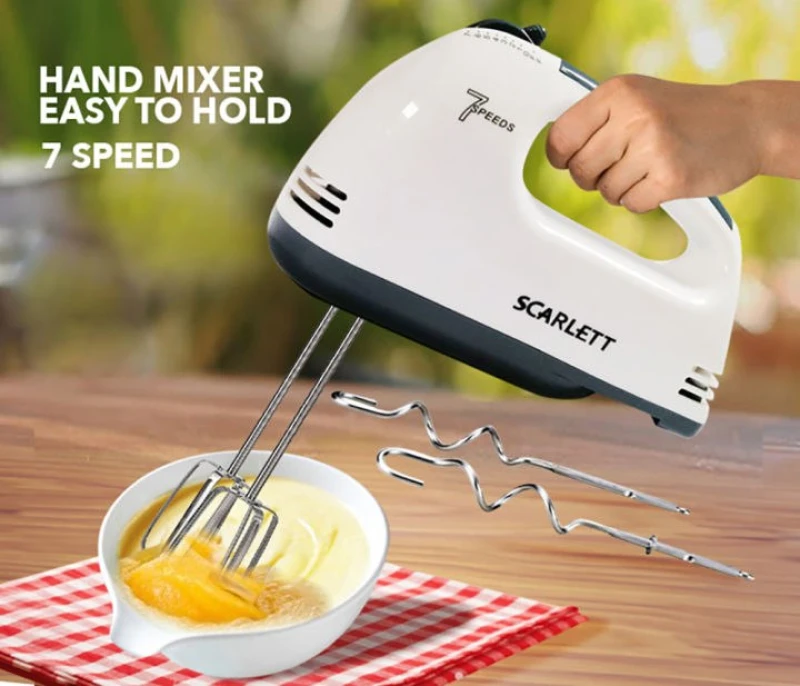 Best Kitchen Baking Tools,Household Mini 7 Speed Automatic Electric Handheld Egg Beater Whisk Food Mixer