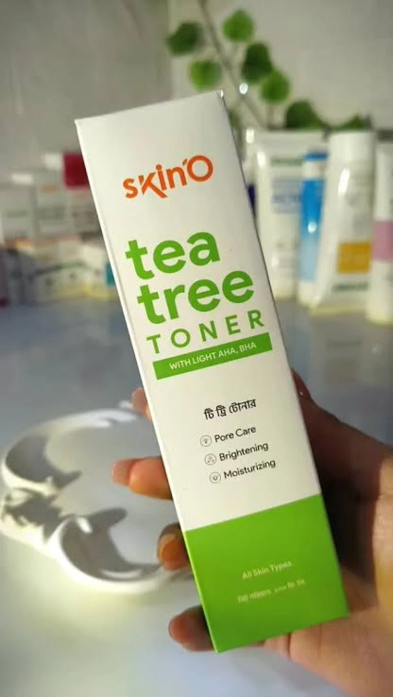 skin’O Tea Tree Toner with Light AHA, BHA, PHA – 100ml.