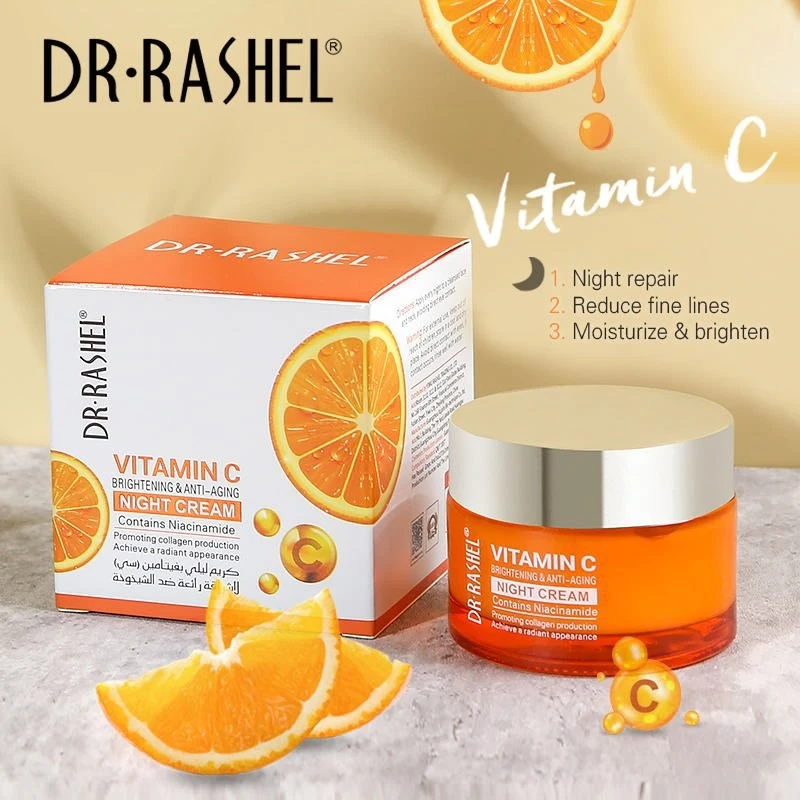 Dr-Rashel Vitamin C Anti-Aging and Brightening Night Cream-50gm