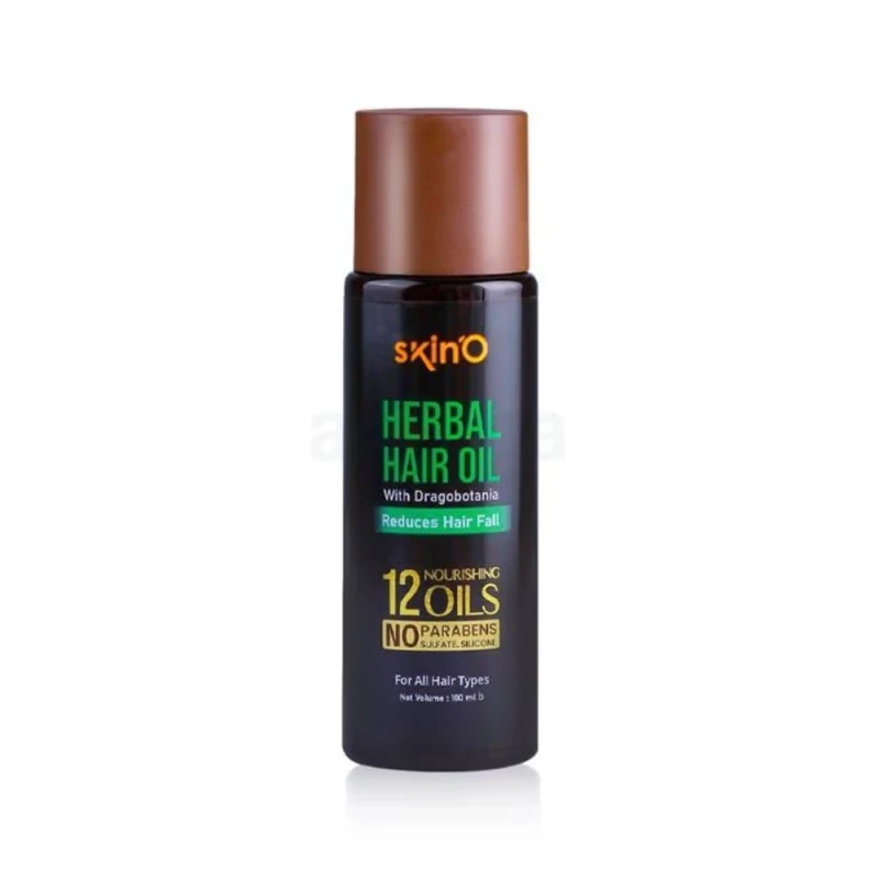 Skin'O Herbal Hair Oil with Dragobotania Reduces Hair Fall 100ml